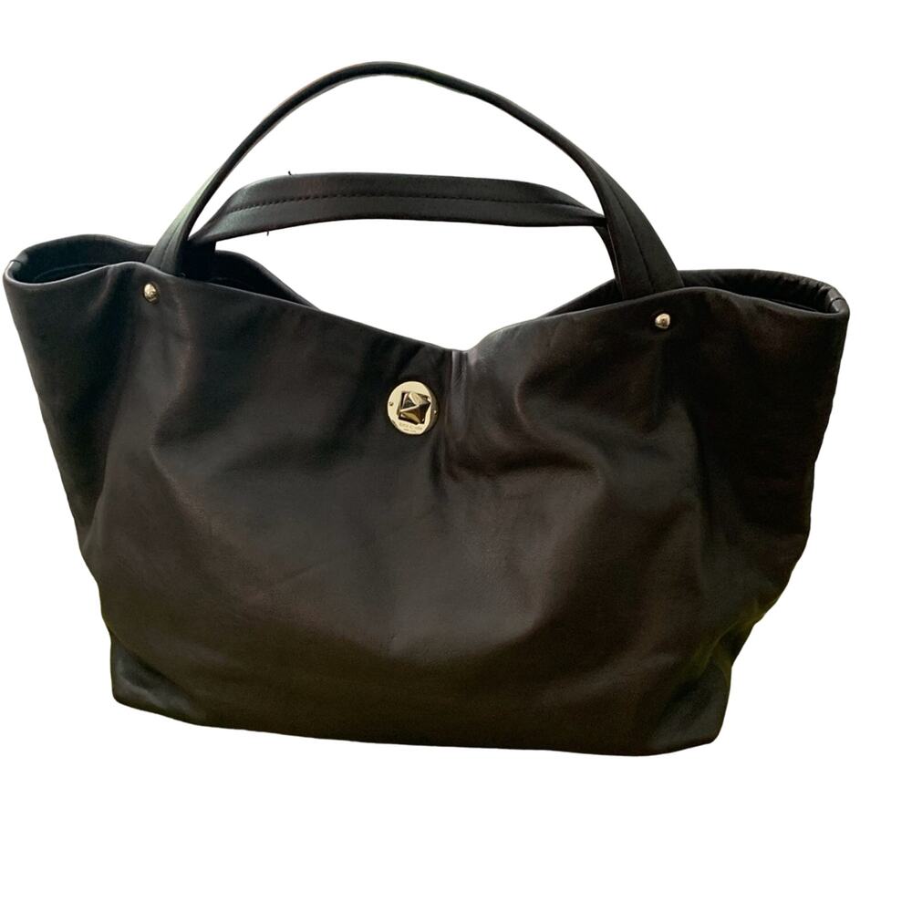 EUC Kate Spade Sutton Place Willa Tote Brown Unstructured Leather Medium Size